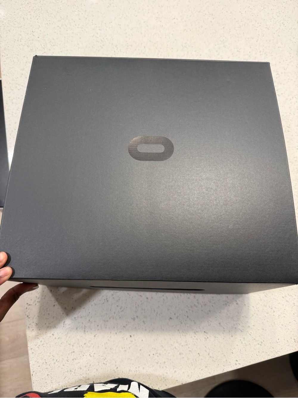Oculus Black VR Headset Box with Subtle Logo